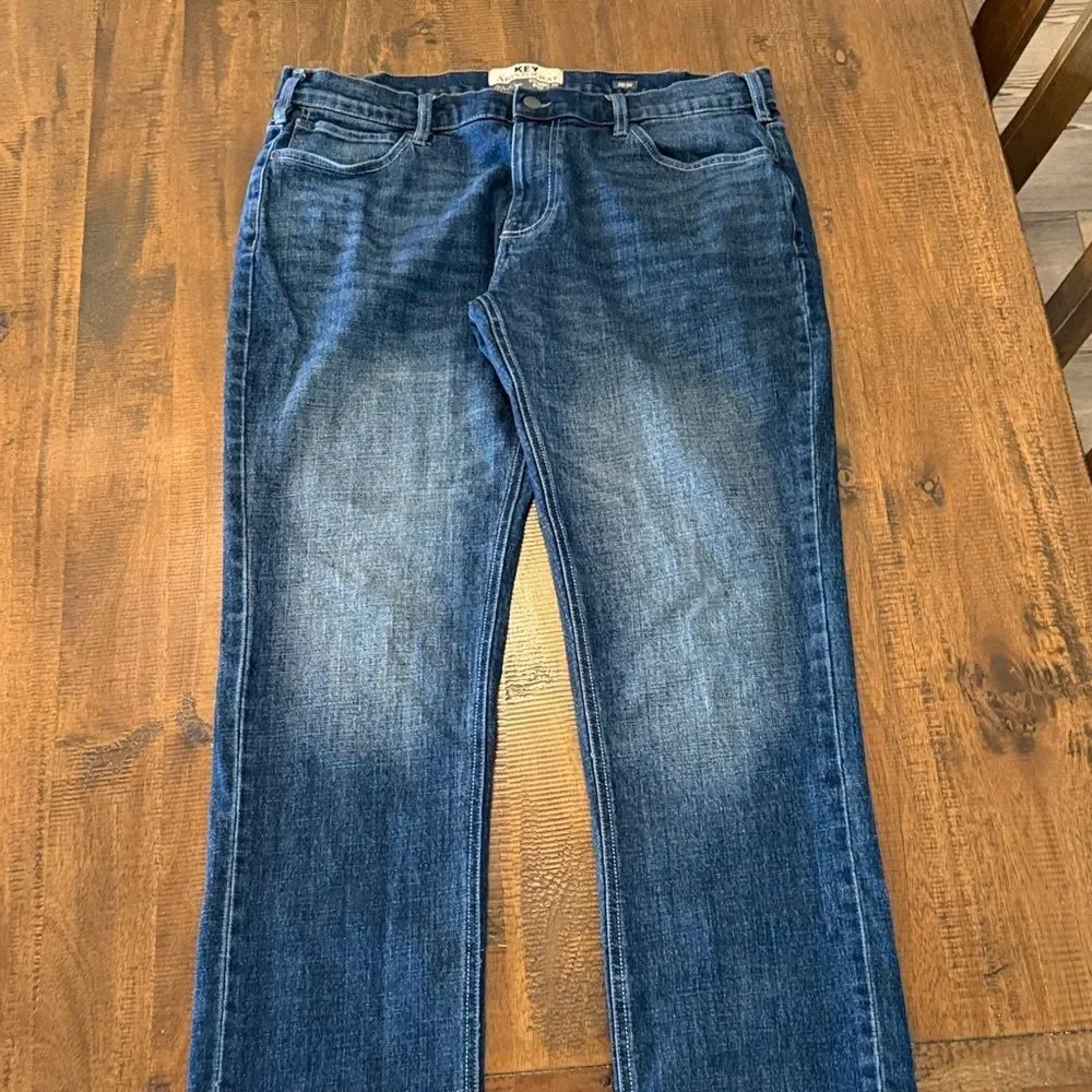 KEY Aristocrat  McKey Straight-Leg Boot-Cut Jeans